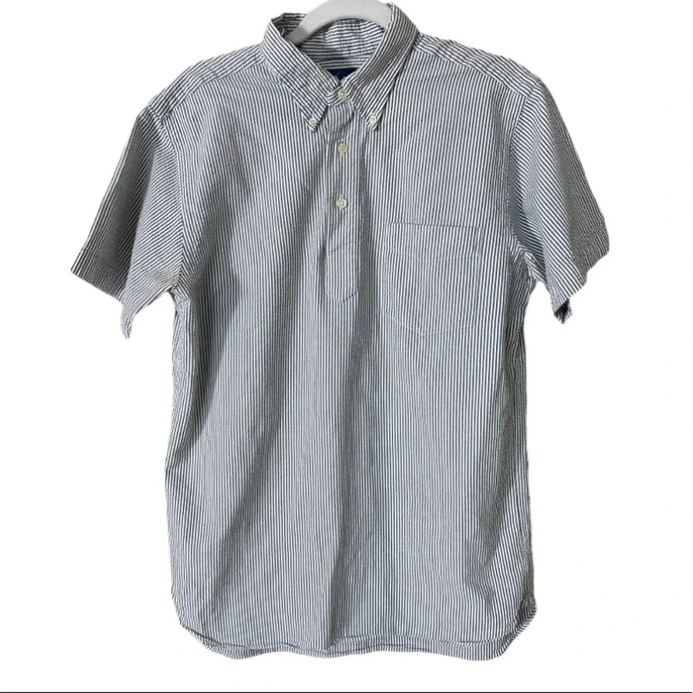 Ralph Lauren seersucker front pocket shirt m